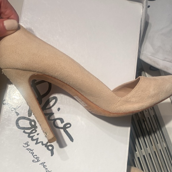 ALICE and Olivia nude pumps 38 1/2 - Picture 8 of 12